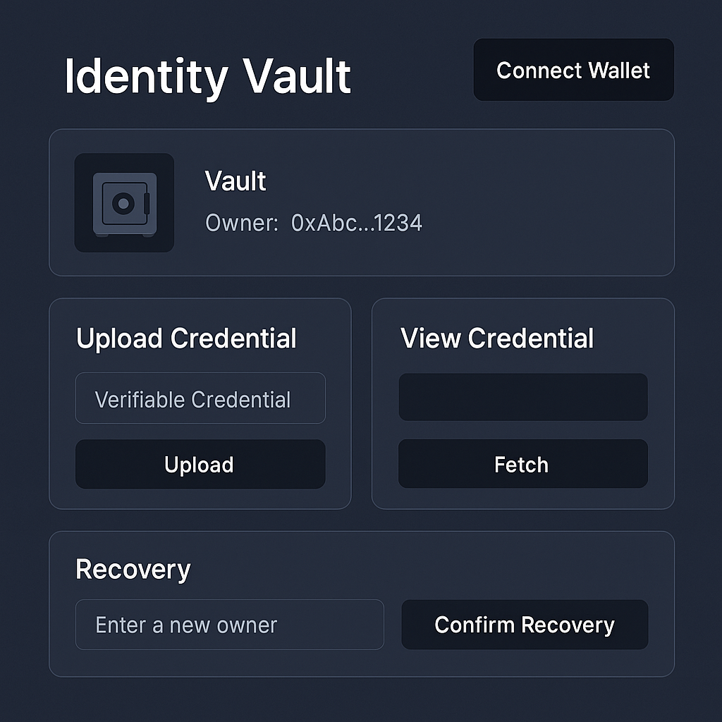 identity-vault screenshot